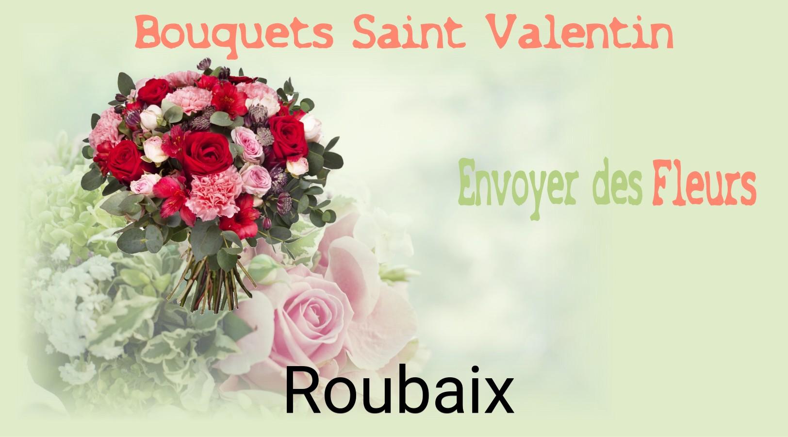 Roses de Saint-Valentin livrées à Roubaix